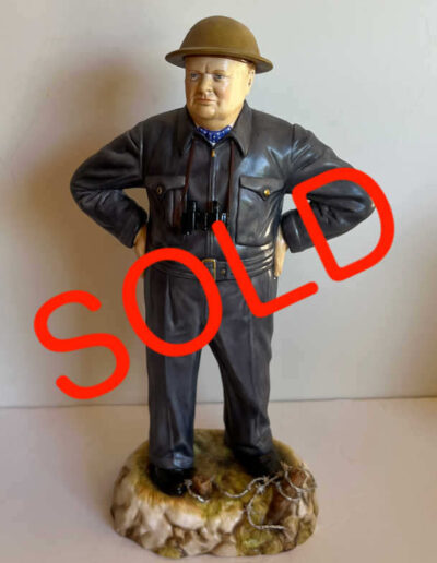 Ashmor Fine China-Churchill in Siren Suit: SOLD