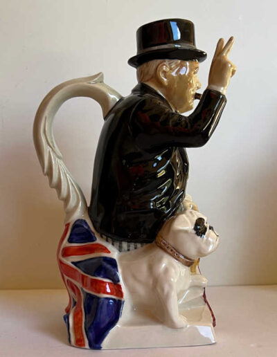 Churchill 50th Anniversary VE Day Toby Jug: Side View