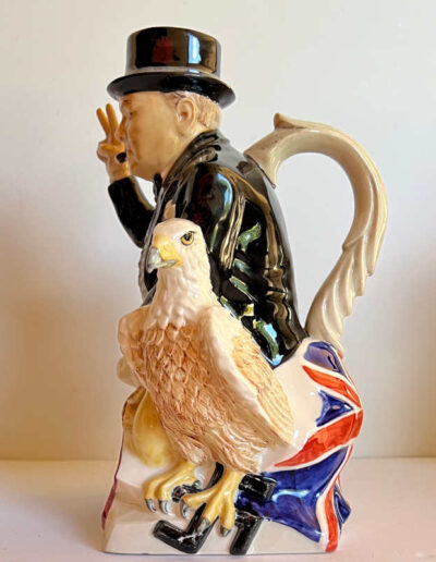 Churchill 50th Anniversary VE Day Toby Jug: Side View2