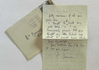 Letter: Diana Cooper to Natalie Bevan, p2