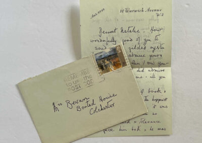 Letter + Envelope: Diana Cooper to Natalie Bevan