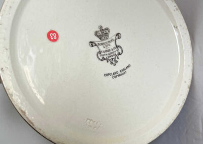 Copeland Spode Queen Victoria Boer War 3-handle Loving Cup: Base