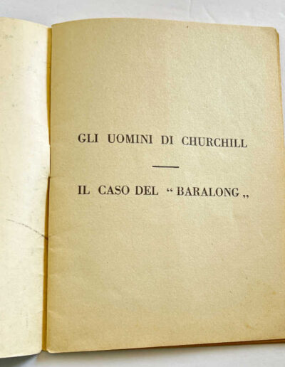 Gli Uomini di Churchill: Title Page