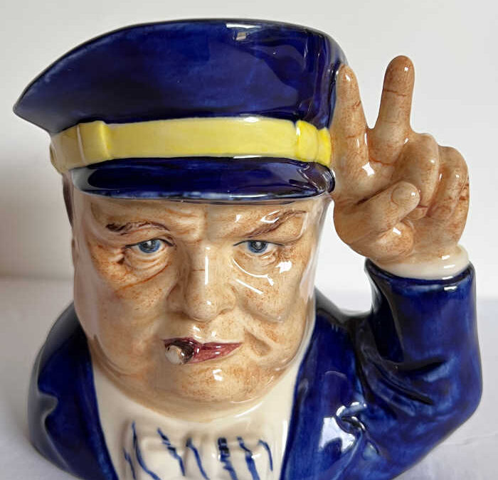 Winston Churchill Toby: Prestige Jugs, Peggy Davies