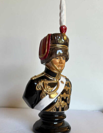 Winston Churchill Bust - 4th Hussars (Side View)