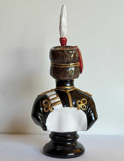 Winston Churchill Bust - 4th Hussars (Back View)