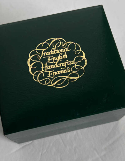 Winston Churchill Portrait Enamel Box Presentation Case