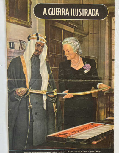 A Guerra Ilustrada (Back): Churchill on Front Cover