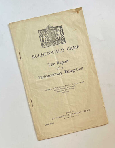 Buchenwald Camp Report: Pamphlet April 1945