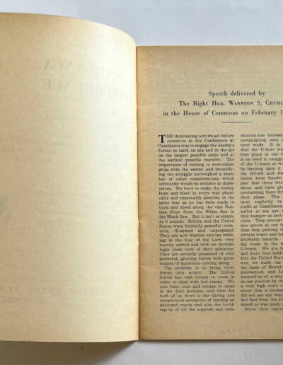 Casablanca Conference Speeches: p1