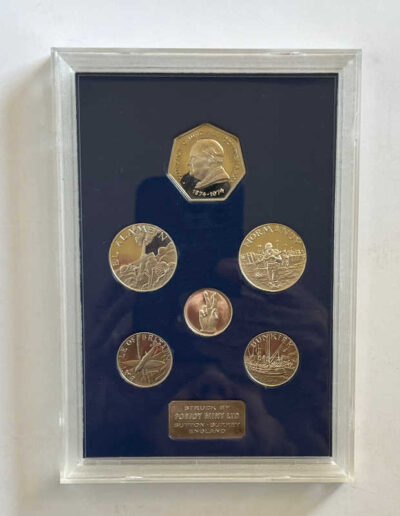 Centenary of Sir Winston Churchill-5 Silver Medallions