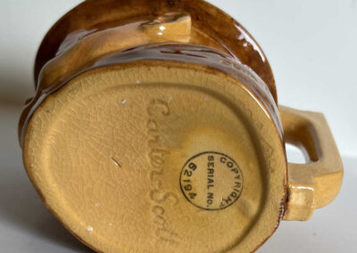 Brown Churchill Mug - "We Shall Not Flag Or Fail": Base