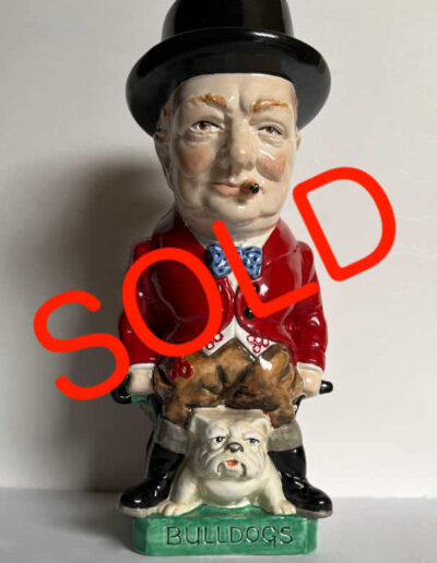 Churchill Burleigh Ware Toby Jug in Red Jacket - NOW SOLD