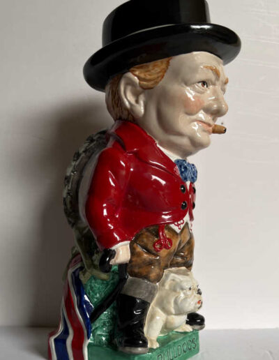 Churchill Burleigh Ware Toby Red Jacket: Side View