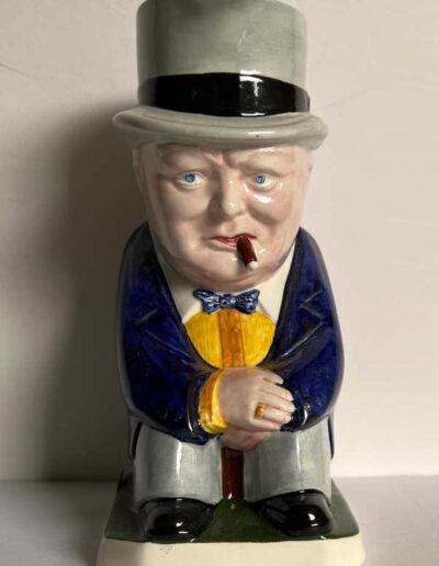 Churchill COLORED Toby Jug Spode
