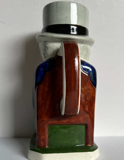 Churchill COLORED Toby Jug Spode: Back