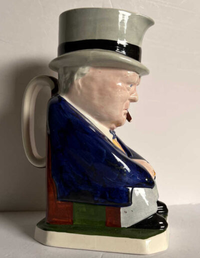 Churchill COLORED Toby Jug Spode: Side View1