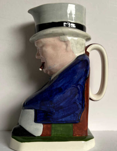Churchill COLORED Toby Jug Spode: Side View2