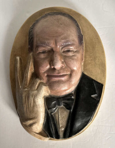 Churchill Heavy Wall Plaque by Harradine