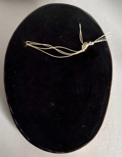 Churchill Heavy Wall Plaque by Harradine: Back