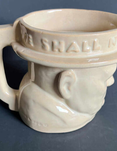 Churchill mug - "We Shall Not"
