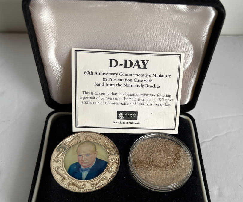 D-Day 60th Anniversary Churchill Miniature
