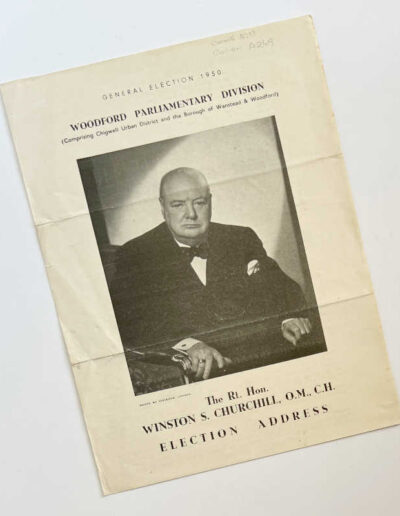 Election Address Woodford 1950 Pamphlet