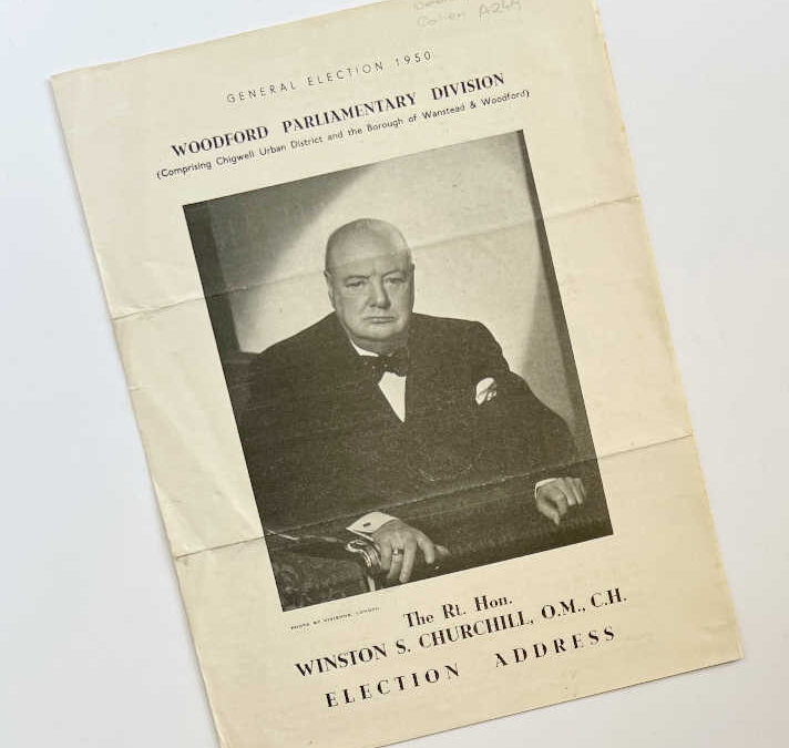 General Election 1950 Woodford: Churchill Address