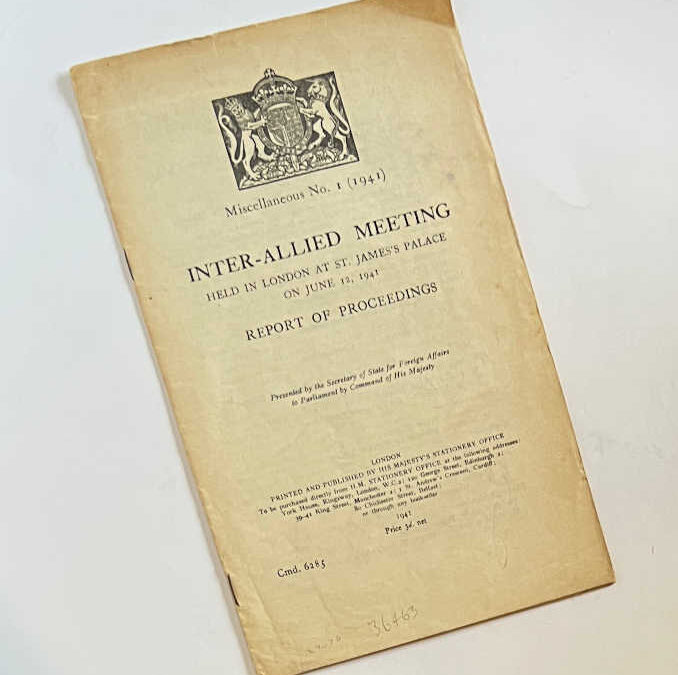 Inter-Allied Meeting: June 12, 1941