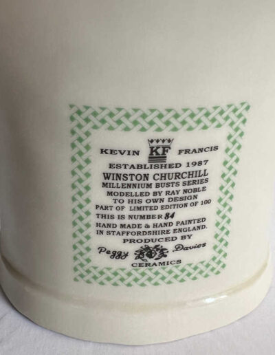 Kevin Francis Churchill Millennium Bust Black Jacket: No. 84