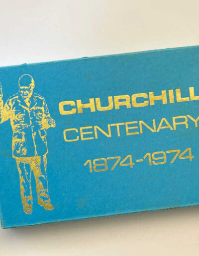 Original Packaging Churchill 5 Silver Medallions