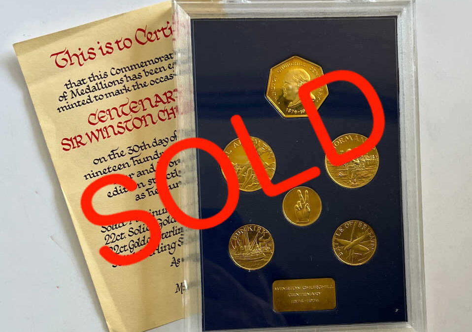 Centenary of Sir Winston Churchill – 5 Commemorative Medallions