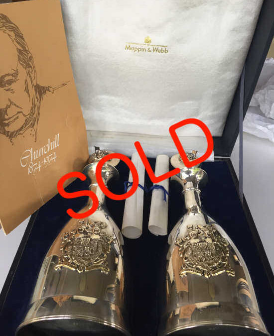 Silver Decanters – Churchill Centenary