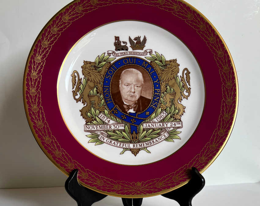 Spode Bone China Winston Churchill Plate