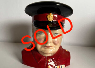 Winston Churchill Toby Jug Red Colorway: now SOLD
