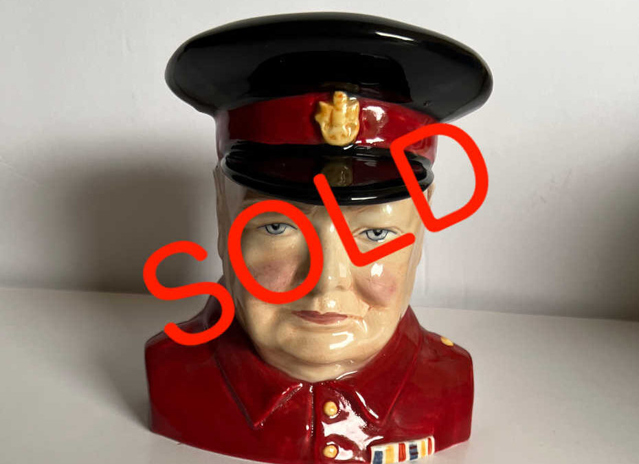Winston Churchill Toby Jug – Red
