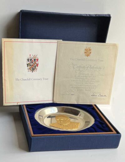 Churchill Centenary Trust Silver Dish - COA