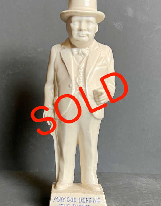 Ceramic Standing Churchill Figure