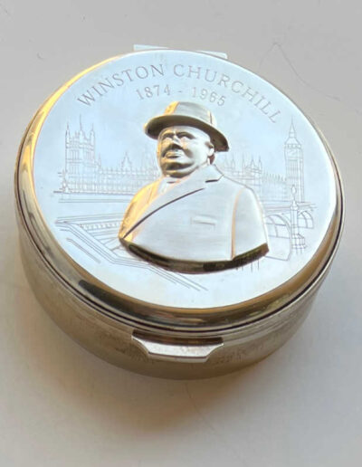 Lid: Churchill Silver Trinket Box