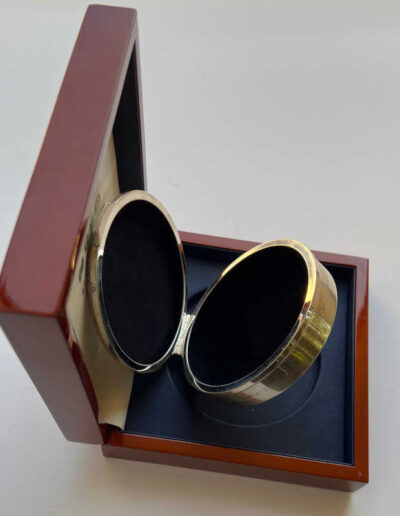 Churchill Silver Trinket Box Open