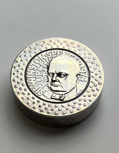 Lid - Churchill Centenary Cigarette Box