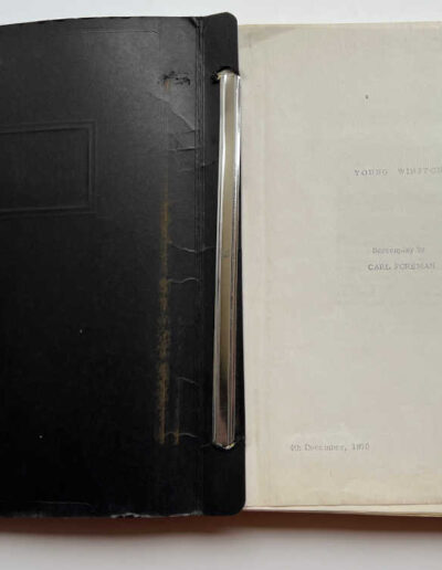 Original Movie Script - Young Winston Movie