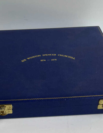 Presentation Case - Walker & Hall Churchill Silver Dish