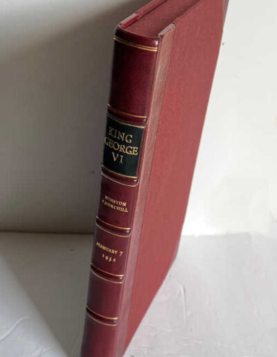 Spine - King George VI Solander Case
