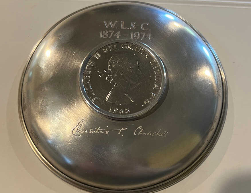Sterling Silver Dish: Churchill Crown – Clementine Churchill
