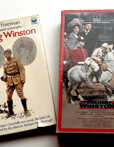 VHS + Screenplay - Young Winston Movie