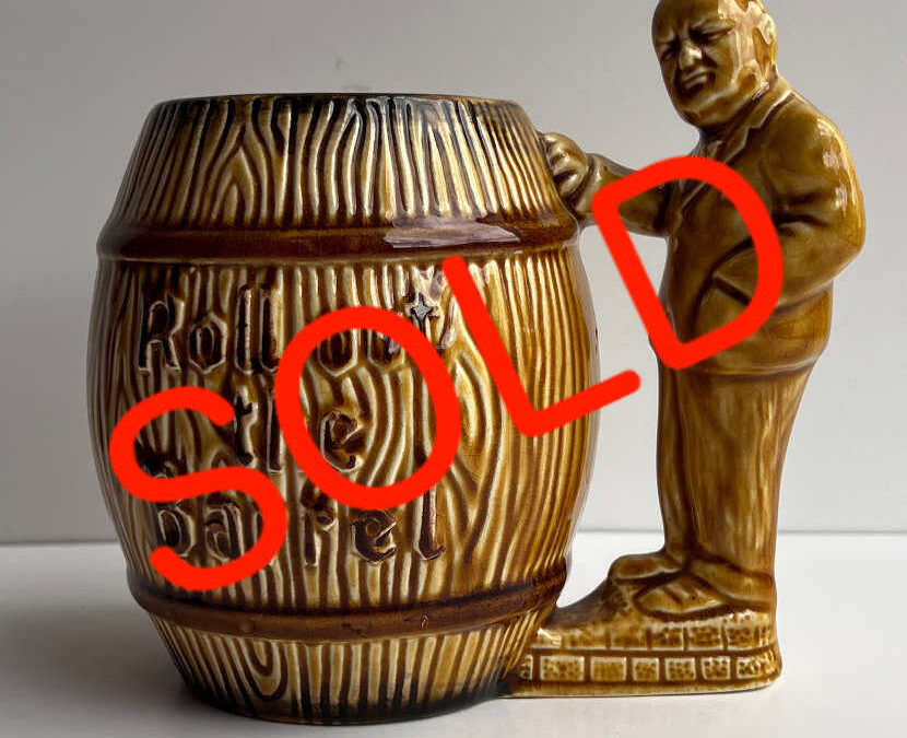 Churchill Brown Tankard / Mug: Wade Heath Burslem 1941