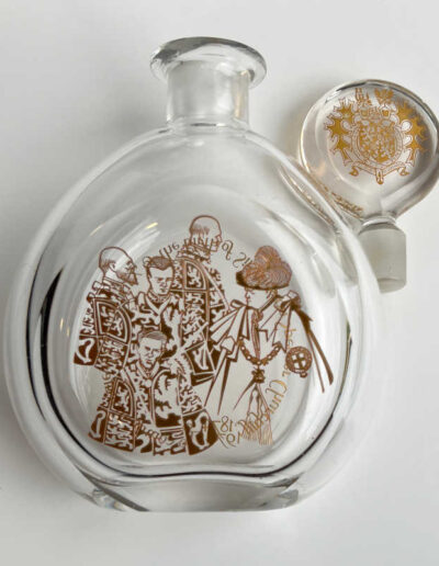 Commemorative Churchill Crystal Decanter