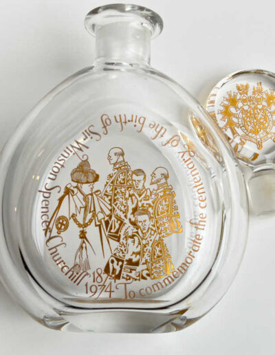 Churchill Crystal Decanter-Back View