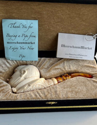 Churchill Meerschaum Pipe in Presentation Case